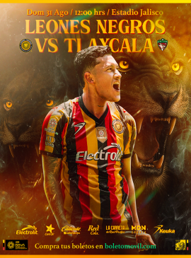Cartel de Leones Negros vs Tlaxcala