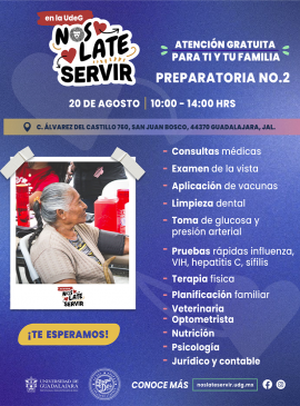 Cartel de Nos Late Servir llega a la Preparatoria No. 2