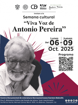 Cartel de la Semana cultural "Viva Voz de Antonio Pereira" Cartel de la Semana cultural "Viva Voz de Antonio Pereira"