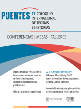 Cartel del 17 Coloquio Internacional de Teorías e Historias
