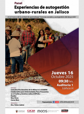 Cartel del Panel: Experienciales de autogestión urbano-rurales en Jalisco Cartel del Panel: Experienciales de autogestión urbano-rurales en Jalisco