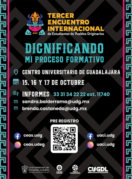 Cartel del Tercer Encuentro Internacional de Estudiantes de Pueblos Originarios Cartel del Tercer Encuentro Internacional de Estudiantes de Pueblos Originarios