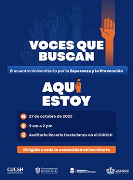 Voces que buscan. Encuentro Universitario por la Esperanza y la Prevención Voces que buscan. Encuentro Universitario por la Esperanza y la Prevención