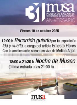 Cartel del 31 aniversario del MUSA Cartel del 31 aniversario del MUSA