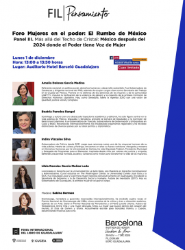 Cartel del Foro: "Mujeres en el poder: El rumbo de México"