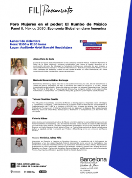 Cartel del Foro: "Mujeres en el poder: El rumbo de México"