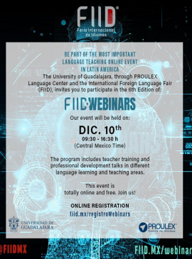 Cartel del 6th Edition of FIID WEBINARS