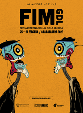 Cartel de la Feria Internacional de la Música de Guadalajara, FIM GDL 2026
