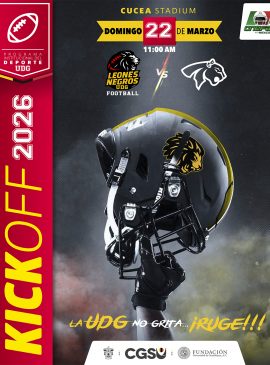 Cartel del Arranque de la Temporada de Campeonatos 2026 del programa de Fútbol Americano