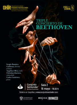 Cartel de OHIR Programa 5 | Ciclo de piano - Triple concierto de Beethoven