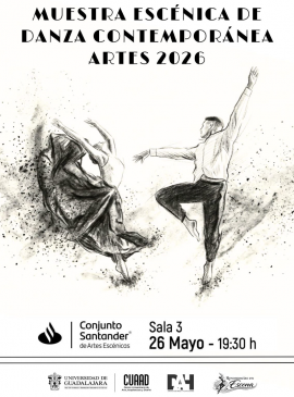 Cartel de la Muestra Escénica de Danza Contemporánea CUAAD 2026