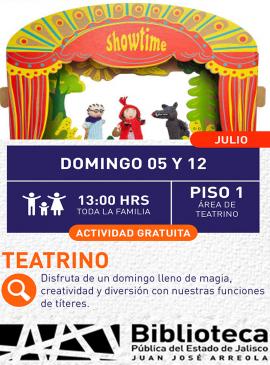 Cartel de Teatrino