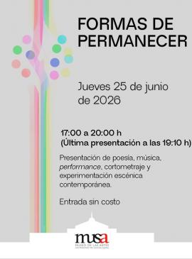 Cartel de la Activación multidisciplinar, formas de permanecer