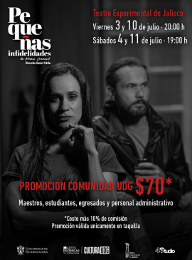 Cartel de la Puesta en escena: Pequeñas infidelidades
