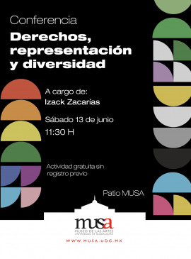 Cartel de la Conferencia: Derechos, representación y diversidad