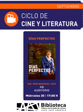 Ciclo de cine y literatura.  Proyección de la cinta: Días perfectos