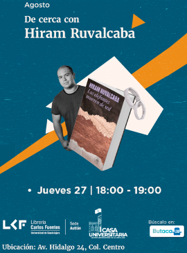Cartel De cerca con Hiram Ruvalcaba
