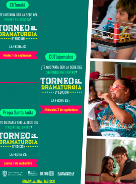 Cartel de la 8a edición del Torneo de Dramaturgia