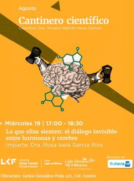 Mesa de diálogo. Título Lo que ellas sienten: el diálogo invisible entre hormonas y cerebro