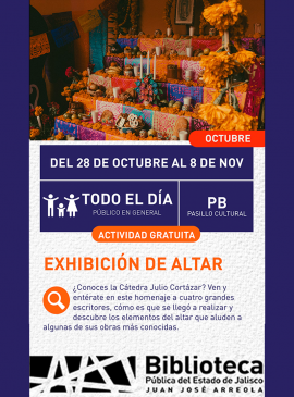 Cartel de la Exhibición de altar