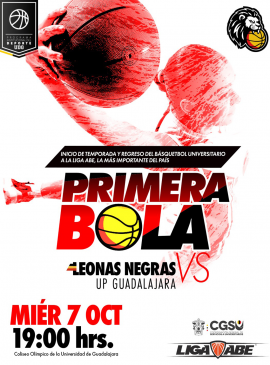 Cartel de Leonas Negras vs UP Guadalajara