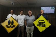 Alertan sobre la velocidad del agua en puntos de inundación en el AMG para este temporal de lluvias