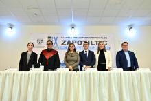 Rectora General Karla Planter, madrina de la generación LIX de la Preparatoria de Zapotiltic 