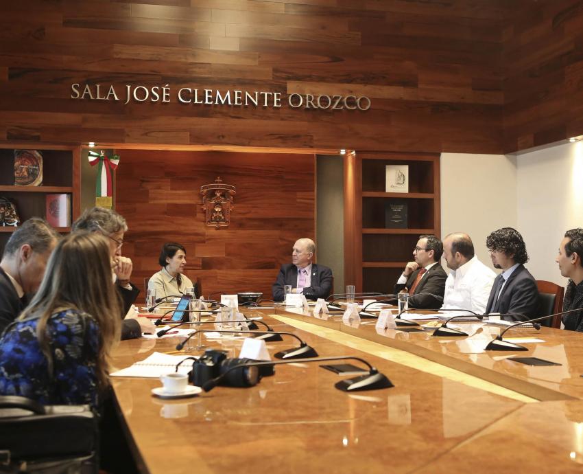 Rector General y Rector electo reciben a Embajadora de Francia en México
