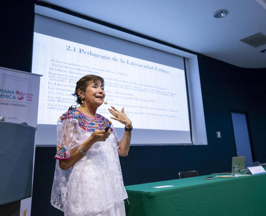 Lenguaje no incluyente, sinónimo de sometimiento y dominación de la mujer, afirma académica del CUCSH