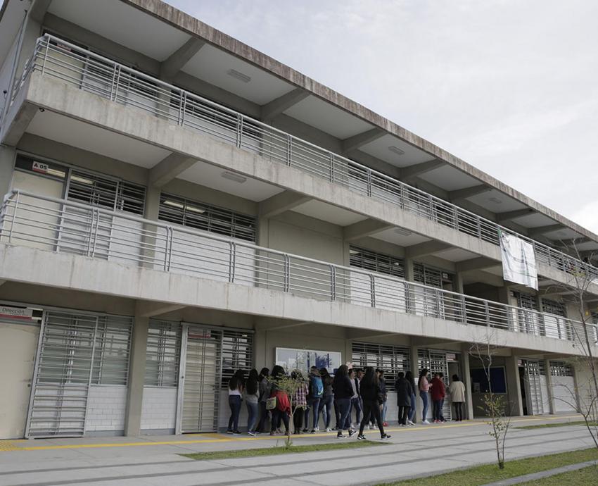 70 por ciento de avance de construcción las nuevas instalaciones de la Preparatoria 10