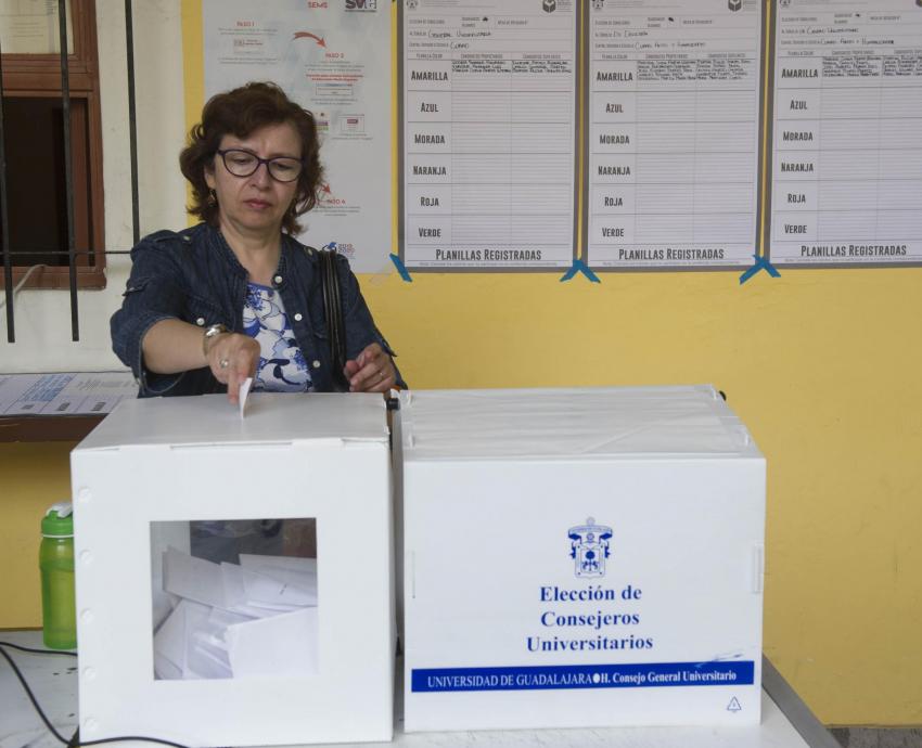 Concluyó la jornada electoral para elegir a los consejeros universitarios