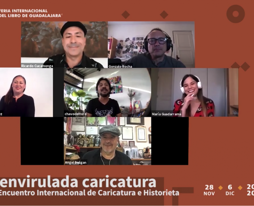 Humoristas gráficos charlan sobre la envirulada caricatura,  en la envirulada virtualidad