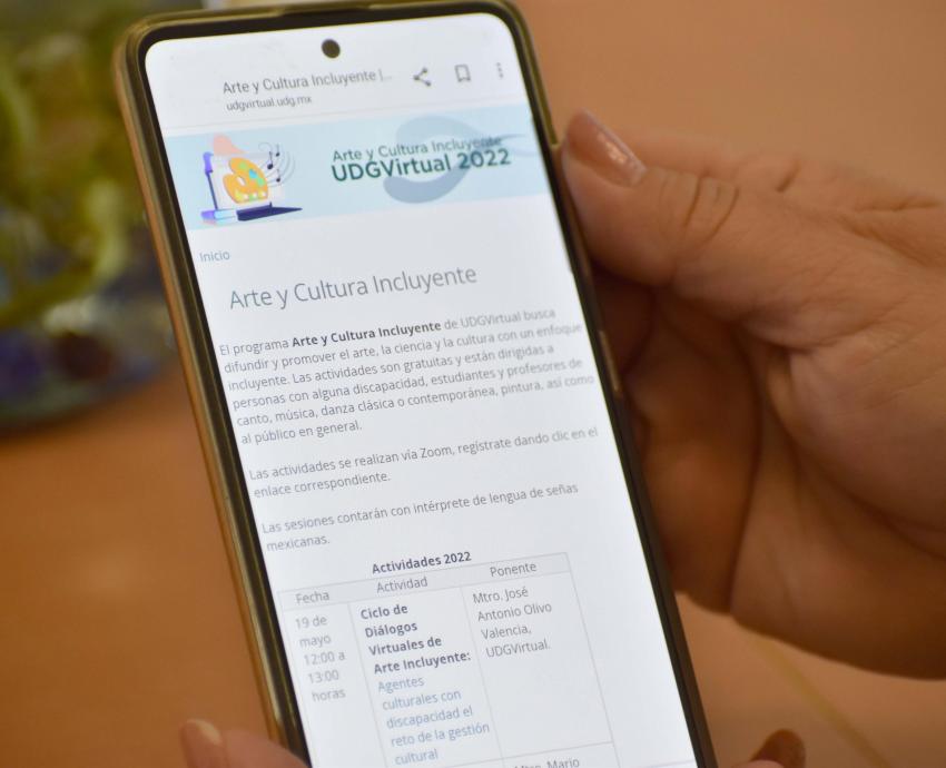 En marcha la edición 2022 del Programa de Arte y Cultura Incluyente de UDGVirtual