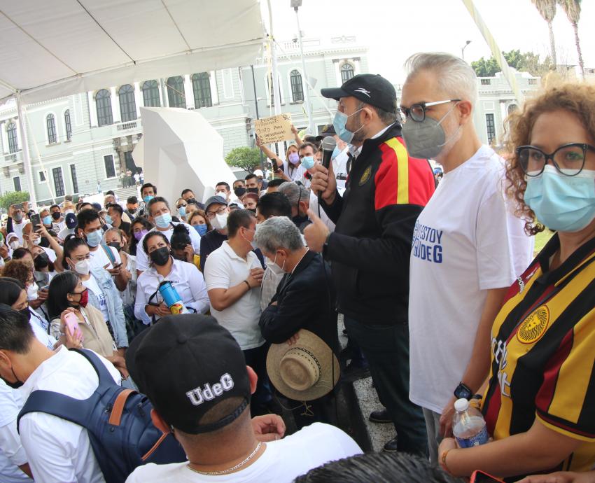 Reanudará UdeG caminatas por la Autonomía, la Salud y la Educación el 15 de agosto
