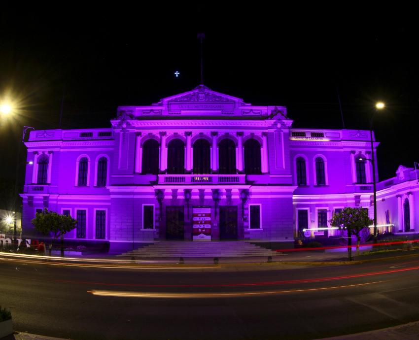 Fachada del MUSA se iluminará de color morado este 8 y 9 de marzo