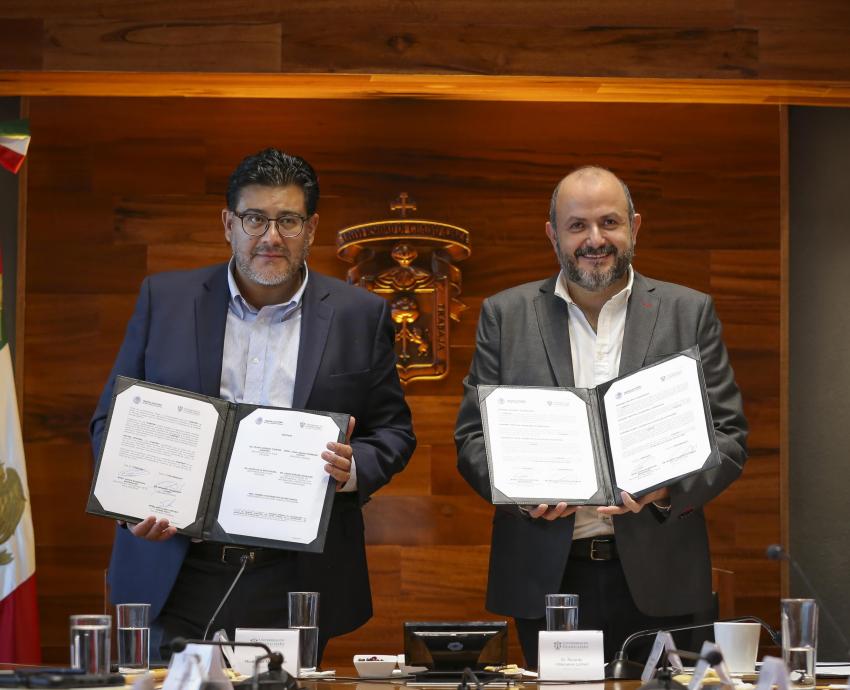 Firman convenio de colaboración UdeG y el TEPJF para promover la cultura democrática