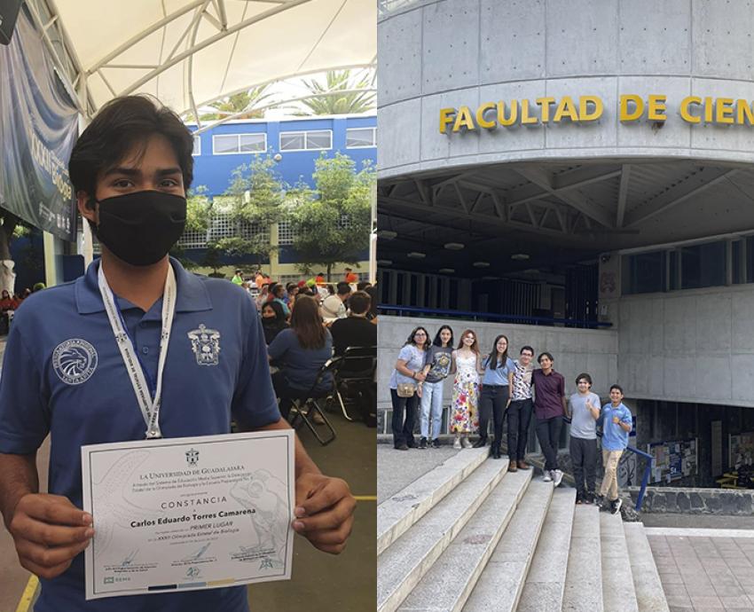 Alumnos de preparatorias UdeG representarán a México en olimpiadas internacionales de ciencias  