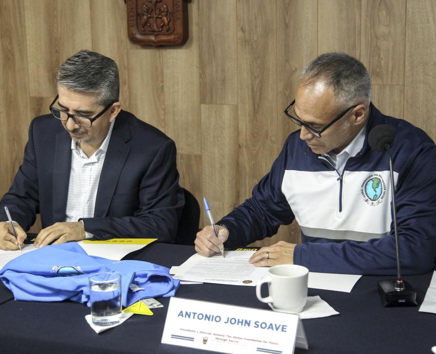 Presentan la Alianza futbol por la paz infantil y juvenil México-EUA