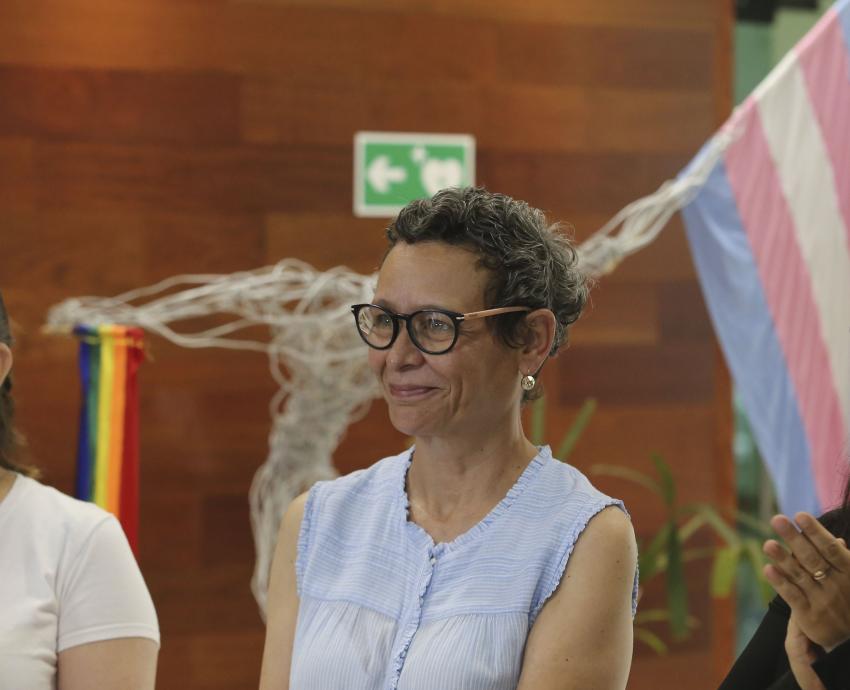Inauguran “Ser comunidad LGBTTTIQ+”, exposición del orgullo en el lobby del edificio de Rectoría General