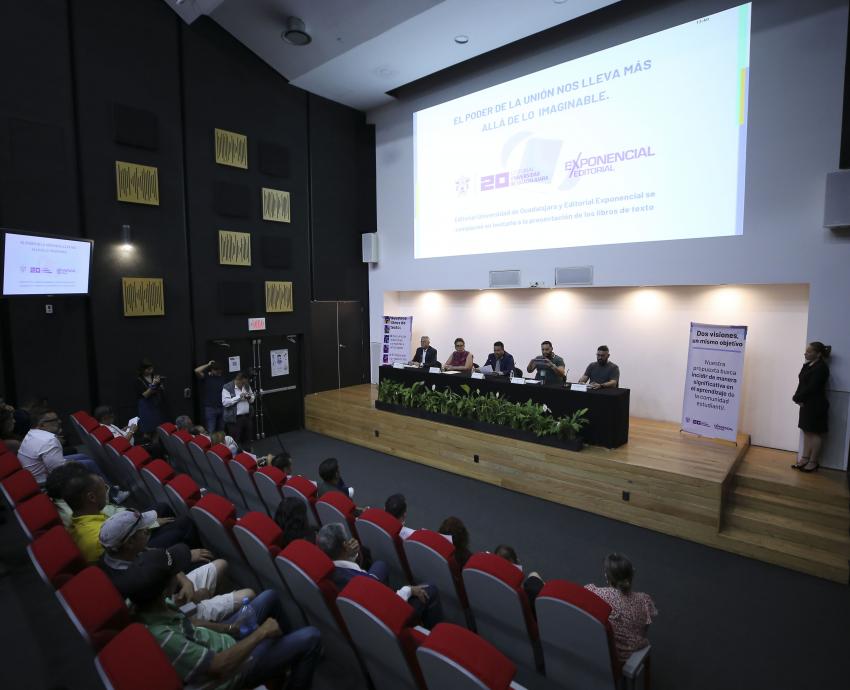 Editorial Universitaria y Exponencial presentan novedades editoriales para bachillerato