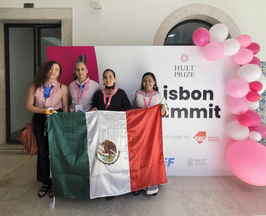 Estudiantes de UdeG fueron seleccionados para la segunda ronda de Hult Prize en Lisboa, Portugal