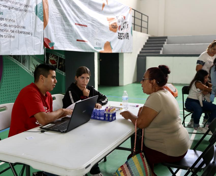 Brigadas Multidisciplinarias "Nos Late Servir", llegaron a la Preparatoria Regional de El Salto