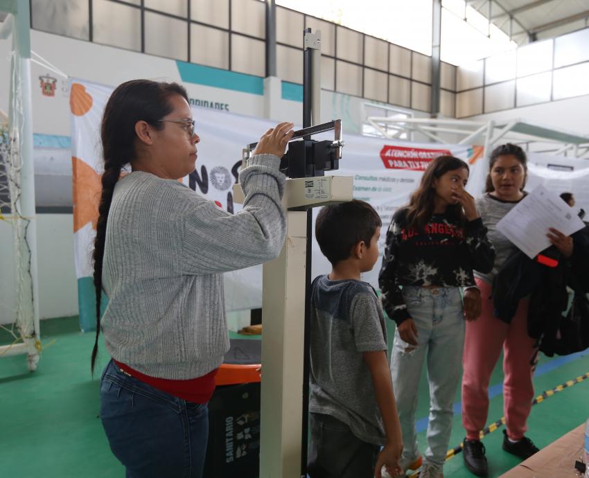 Brigadas Multidisciplinarias "Nos Late Servir", llegaron a la Preparatoria Regional de El Salto