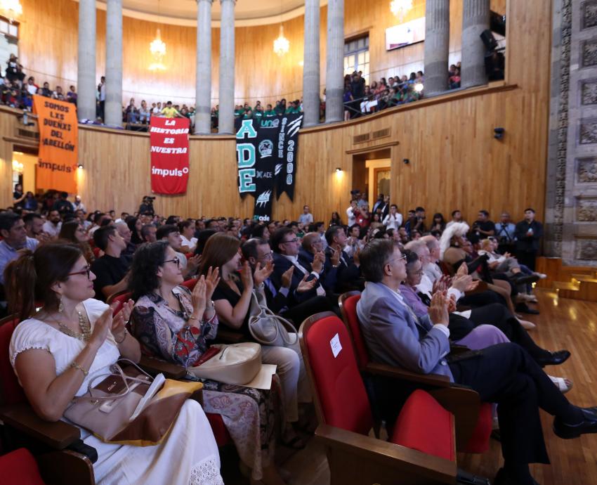 Conmemoran 32 aniversario de la Federación Estudiantil Universitaria