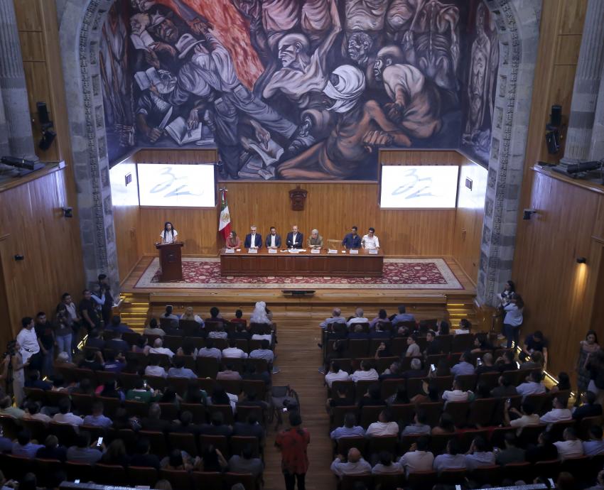 Conmemoran 32 aniversario de la Federación Estudiantil Universitaria