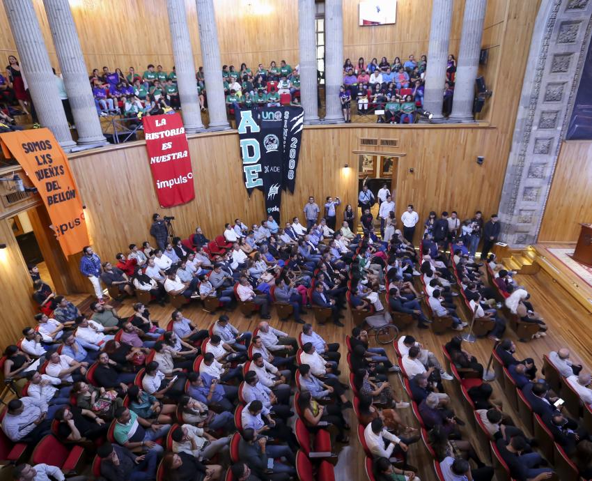 Conmemoran 32 aniversario de la Federación Estudiantil Universitaria