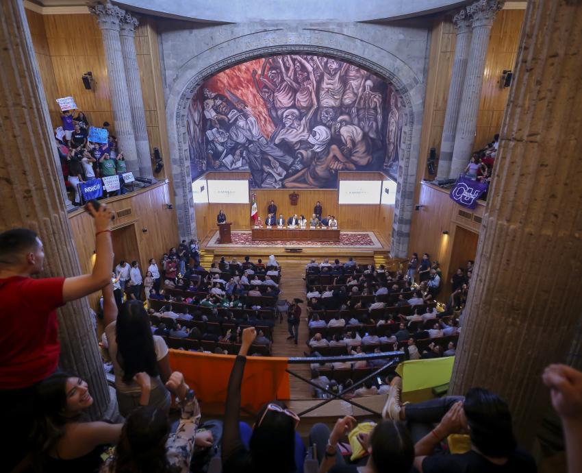 Conmemoran 32 aniversario de la Federación Estudiantil Universitaria