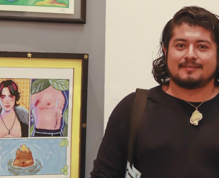 Expresan con técnicas y talento artístico los colores y la vida en la diversidad sexual