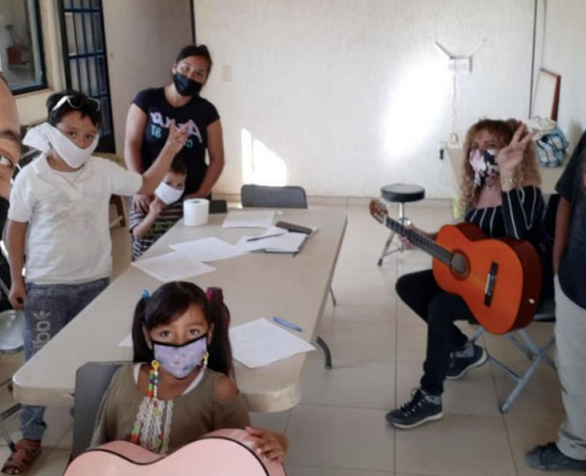 Egresado de la UdeG crea proyecto comunitario musical en Lomas del Centinela, Zapopan