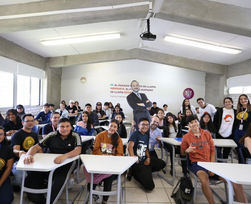Inaugura Rector General nuevas instalaciones en Preparatoria 15